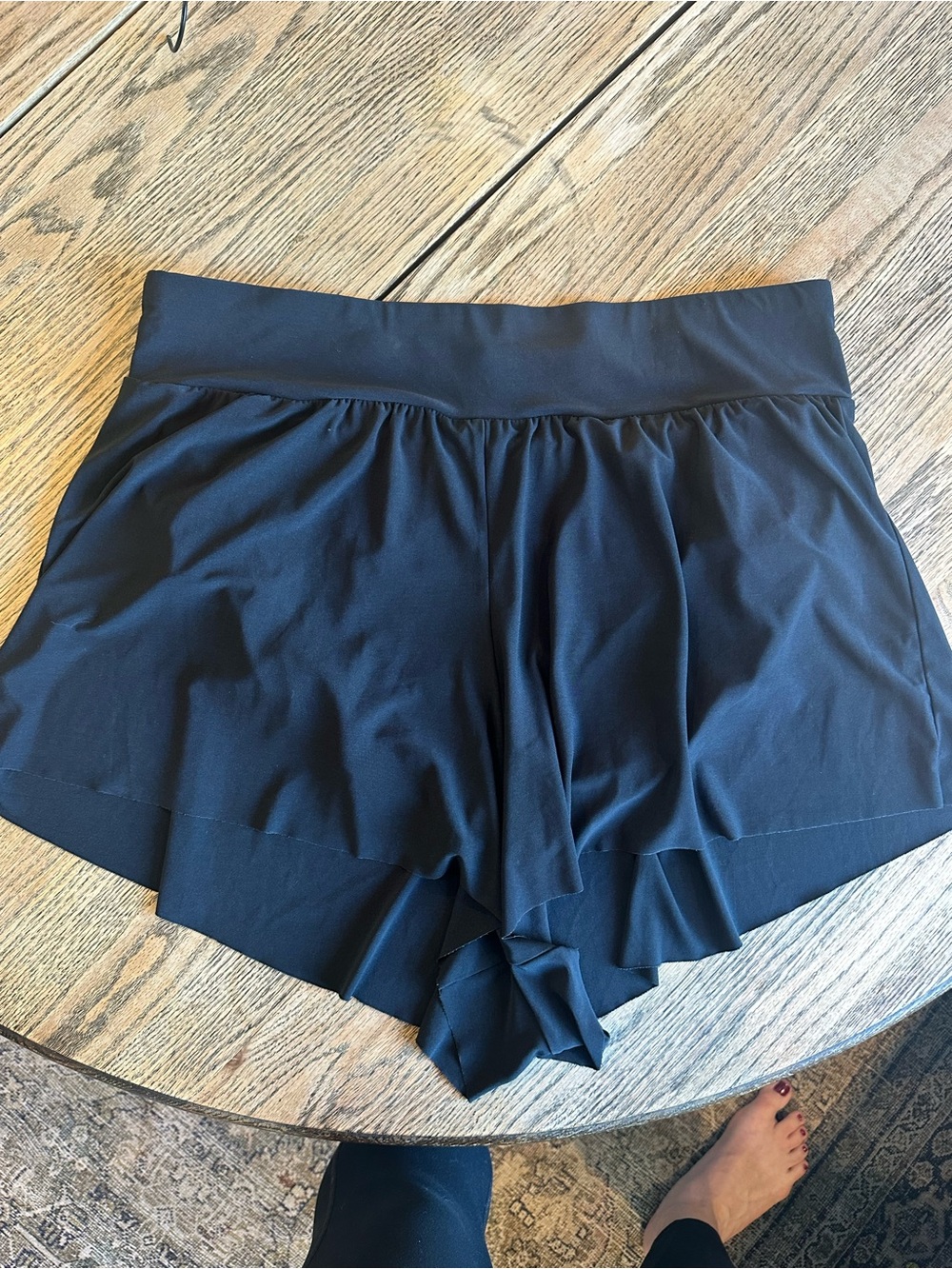 Women’s Black flowy swim Shorts - Lightweight Short
